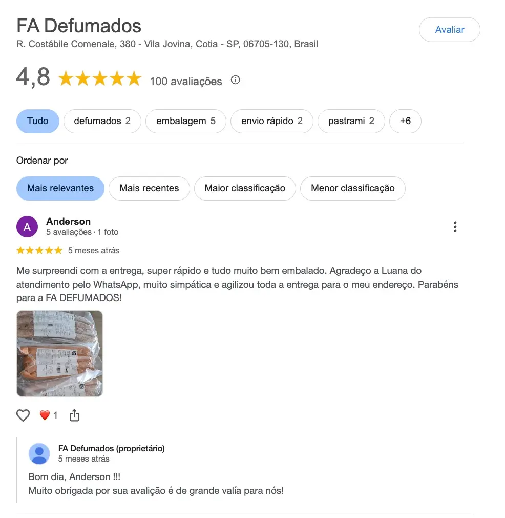 Google Avaliação 2