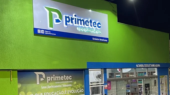 Fachada da Primetec em Americana-SP